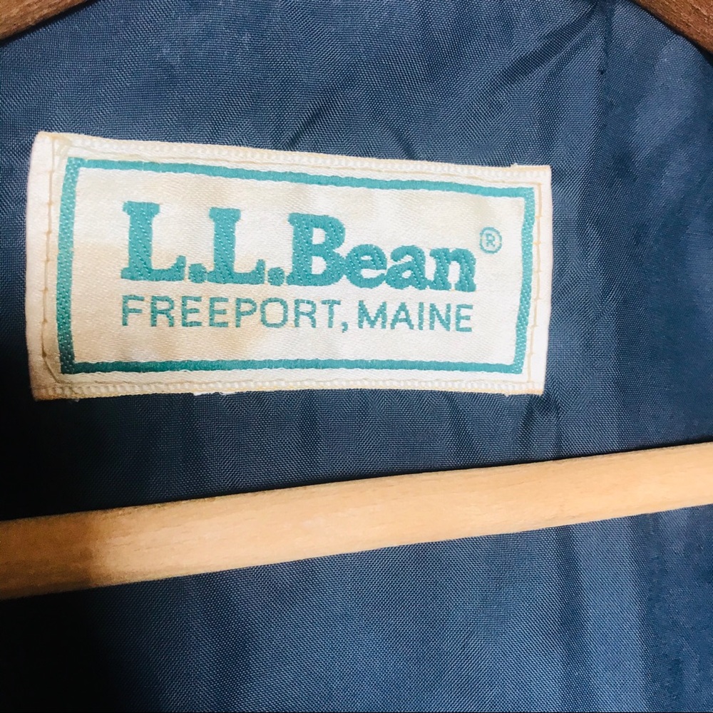 L.L. Bean Vintage Wool Varsity Bomber Jacket - Picture 3 of 8